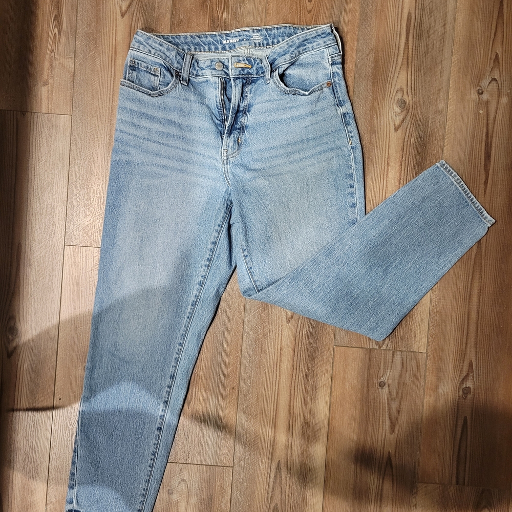 Old Navy Light Blue Straight Leg Jeans